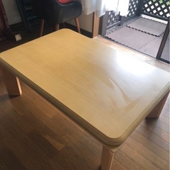 【決まりました
】 こたつテーブル・天板は新しく美品です！】