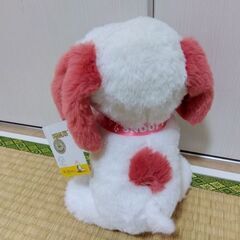 スヌーピー ふわふわ ぬいぐるみ ピンクの画像