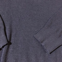 紺　メンズVセーターの画像