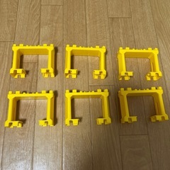 プラレールブロック橋脚6個