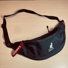 KANGOL ウエストバッグ・ウエストポーチ（ブラック）