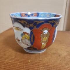 骨董　南蛮人湯飲み　明治の画像