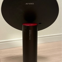 AMIRO 女優ミラー 8インチ LEDミラー 18段階明るさ調節 3色モード 化粧鏡 人感センサー 化粧ミラー 卓上ミラー メイクミラー 回転可能 タッチ式 USB充電 ブラックの画像