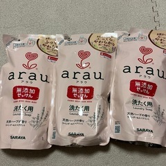 arau  3つ無添加せっけん　詰め替え用1リットル