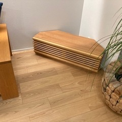 【受渡者決定】無垢材コーナーTVボードの画像