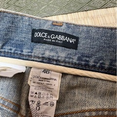 DOLCE&GABBANAライトブルーデニム の画像