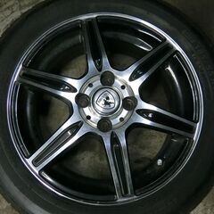 185/55ｒ15　軽用アルミ付き4本夏タイヤセット