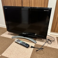 SHARPシャープ　液晶カラーテレビ26型