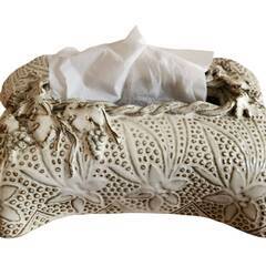 陶器の手作りティッシュペーパーケース