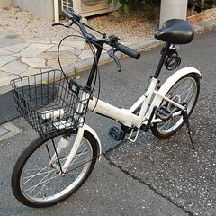 譲渡先確定【2024年購入】THREE STONE ギヤ付き 折り畳み折り畳み自転車 20インチの画像