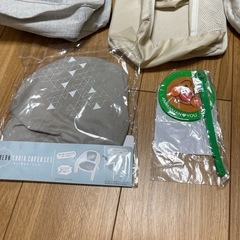 ベビー オムツケース おむつ入れ 小物入れ 白 の画像