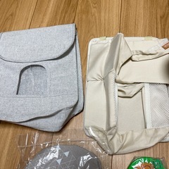 ベビー オムツケース おむつ入れ 小物入れ 白 の画像