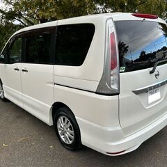 仙台☆H23セレナ4WDハイウェイスター車検取り立て☆内外キレイ☆冬タイヤ付き.アイドリングストップ.両側パワースライド.TV.ETCなど装備も充実！の画像