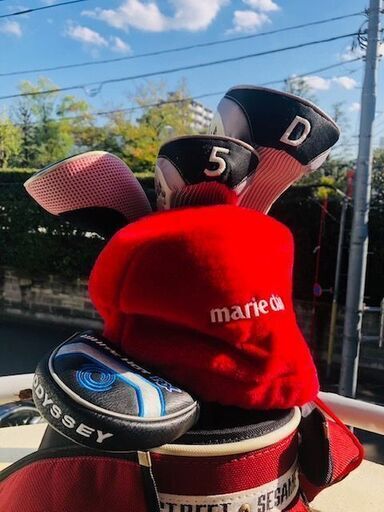 セサミストリート　エルモキャディバッグ付き　キャロウェイゴルフクラブセット　USED