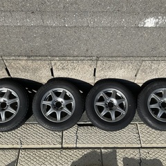175/70R14スタッドレスタイヤ付きwedsアルミホイール・PCD100／114.3マルチ