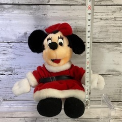 ミニーマウス クリスマスぬいぐるみ  2体セットの画像