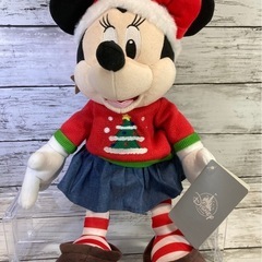 ミニーマウス クリスマスぬいぐるみ  2体セットの画像
