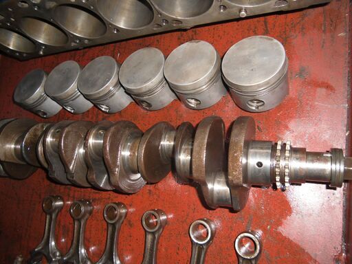 Mベンツ113SLエンジン各部各種研摩加工済み部品販売