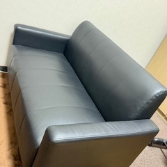 人工レザーソファ　2人掛け用