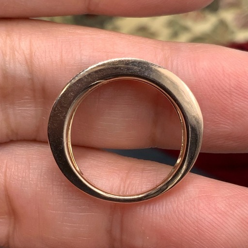 K18 ピンクゴールド　ダイヤ　リング　1.4ct 5g