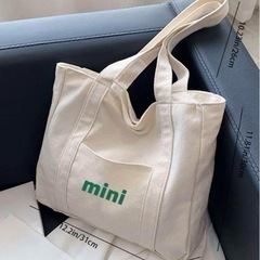 未使用品　トートバック ホワイトの画像