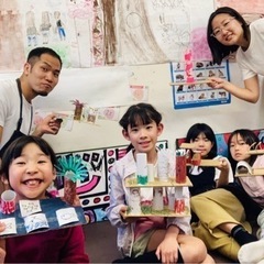 楽しく自然と学べる、こどもアート英会話の画像