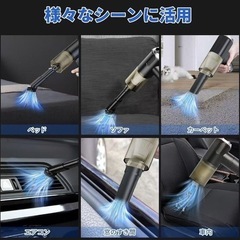 ✨新品✨小型ダスター　ラスト1点　　車用掃除機　黒の画像