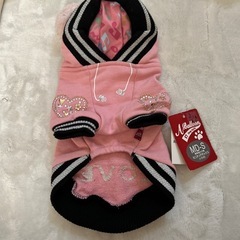 2️⃣新品未使用　ペット服　エアー　バルーン　MD-S ピンク　　の画像