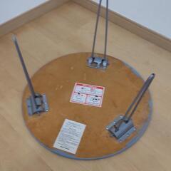 ローテーブル　DIY 直径48cm　ブルーの画像