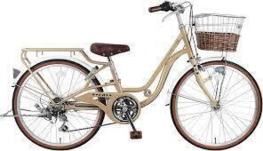 お値下げ！！美品自転車 子供車 20インチ オートライト付 6段変速 a.n.design works SD206HDジュニアシティ車