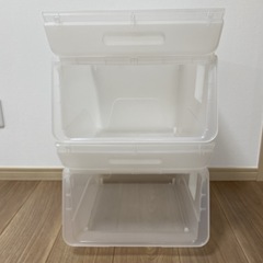 衣装ケース　衣類収納　押入れ　プラケースの画像