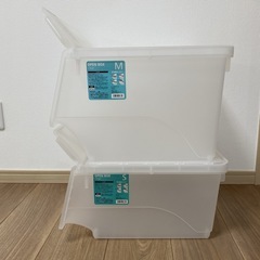 衣装ケース　衣類収納　押入れ　プラケースの画像