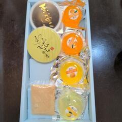 ゼリー、栗かのこ、わらびもち、とちおとめの画像