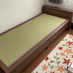 【引取限定】　ニトリ製　シングル畳ベッド　NITORI 11/1...