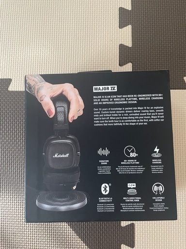 新開封Marshall Major IV ワイヤレスヘッドホン 