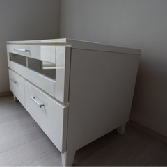 【交渉中】テレビ台　テレビボード　白　大型収納の画像