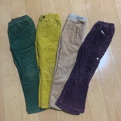 【110】キッズ コムサイズムパーカー＋コーデュロイパンツ4本の画像