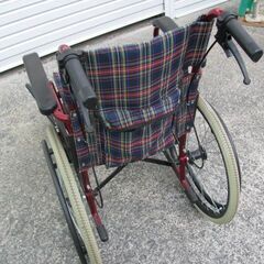 カドクラ 車椅子 車いす 車イス 中古　現状渡し☆折り畳み式の画像