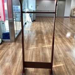 衣装ハンガーラック〈オーク材〉【町田市再生家具】　242029