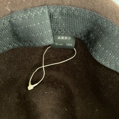 【お譲り先決定】冬用レディースハット、中古の画像