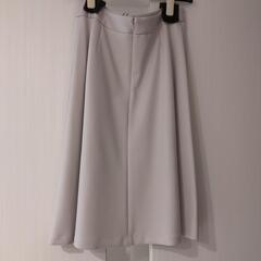 【新品】PLSTプラステ　レーヨングログランスカート　ベージュの画像