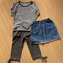 3枚まとめて　120サイズ女児服