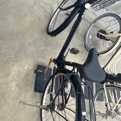 自転車26インチ黒