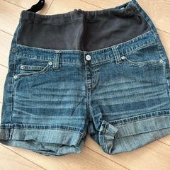 マタニティ　ハーフパンツ