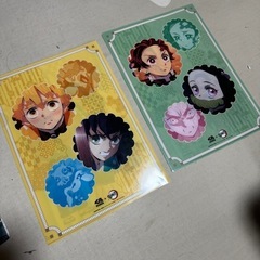 くら寿司 鬼滅の刃 クリアファイル 2枚セットの画像
