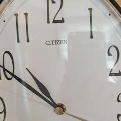  美品 動作確認済 CITIZEN シチズン クオーツ 壁掛け時計 Plumageの画像
