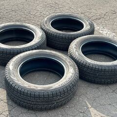 バリ山！ ヨコハマ iceGUARD アイスガード G075 225/65R17 2018年製 17インチ スタッドレスタイヤ 4本セット 8-9分山  T-1150 リサイクルショップ札幌 買取本舗の画像