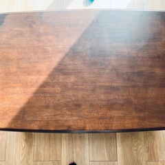 【ニトリ廃盤】木製ローテーブル引き出し×2つ付きの画像