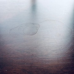 【ニトリ廃盤】木製ローテーブル引き出し×2つ付きの画像