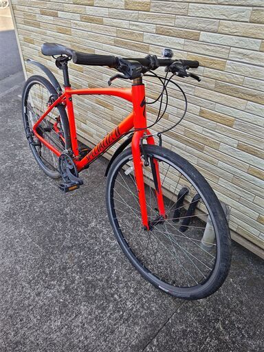 中古自転車 3×7段変速 475MM クロスバイク軽整備済み 防犯登録対応